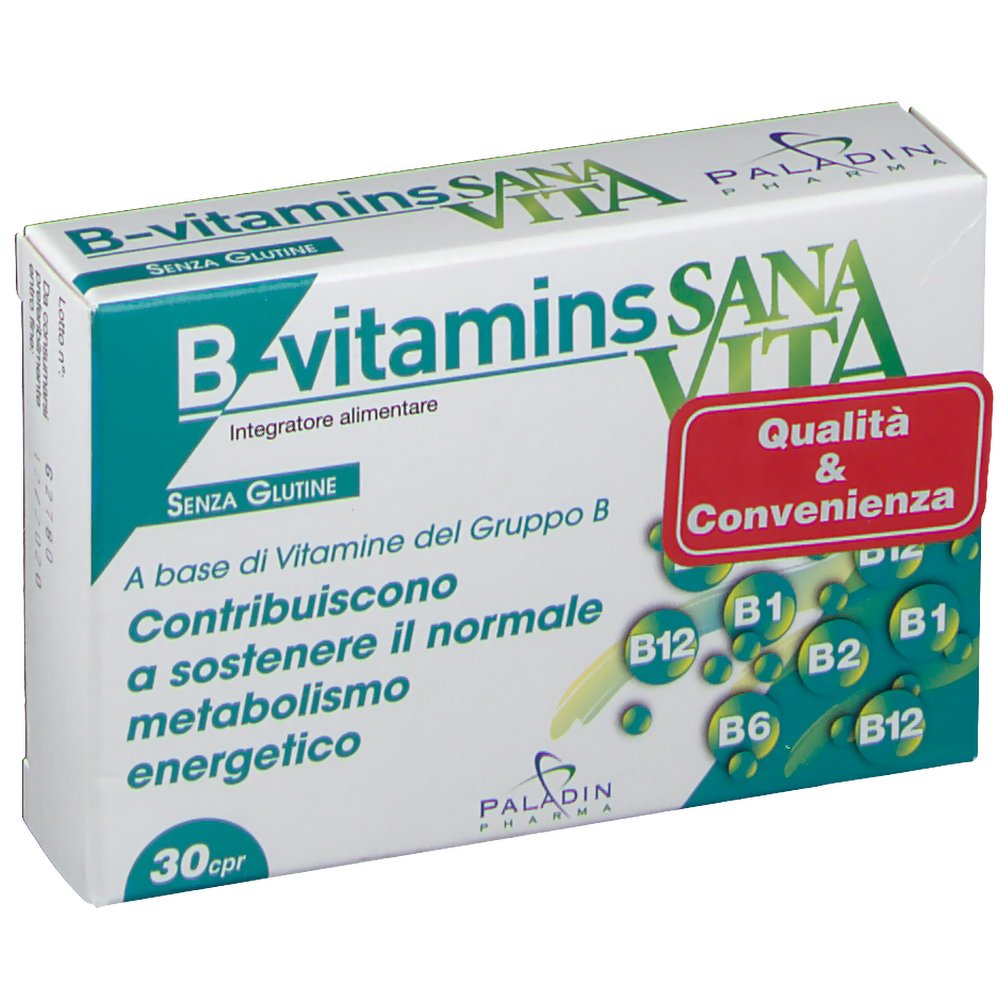 Sanavita B Vitamins Supplement 30 Tablets Xfarma