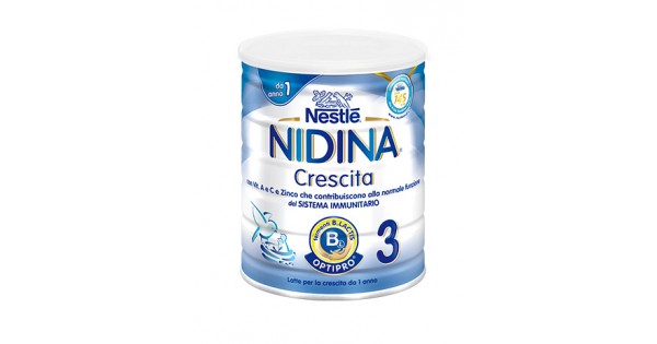 Nidina 3 Optipro Latte Crescita Polvere 800gr 1anno+