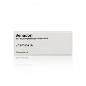 Benadon 300 Mg Pyridoxine Hydrochloride Vitamin B6 10 Tablets