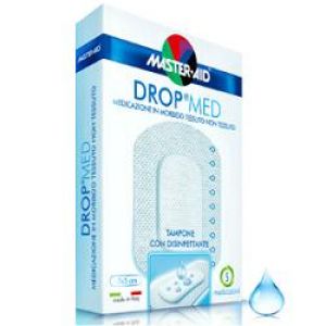 Master Aid Drop Med Non Woven Patch 5 Pieces 10.5x18 Mm.