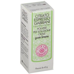 Citrato Espresso Gabbiani Magnesio Polvere Lassativa 43g Limone