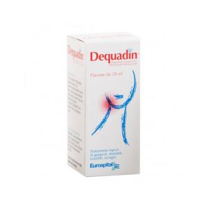 Dequadin soluzione per mucosa orale 0,5% dequalinio cloruro 28 ml