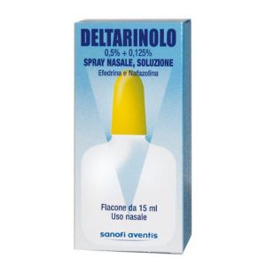 Deltarinol Decongestant Nasal Spray 5mg/ml + 1.25mg/ml 15ml