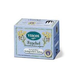 Viropa Organic Fennel Infusion 15 Sachets With Filter