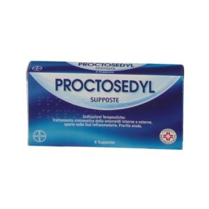 Proctosedyl Treatment of Hemorrhoids and Anal Fissures Suppositories