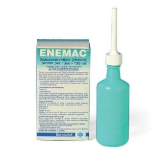 Enemac Soluzione Rettale Clistere 6,1 G/100 Ml+ 6 G/100ml  130ml Globuli Contenitore MONOdose