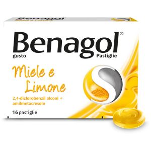 Benagol Pastiglie Miele E Limone Antisettico Cavo Orale 16 Pastiglie