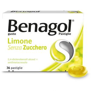Benagol Lemon Lozenges Without Sugar Oral Cavity Antiseptic 36 Lozenges