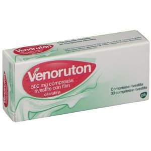 Venoruton 500 mg oxerutin venous insufficiency 30 coated tablets