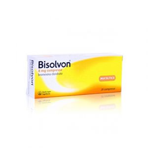 Bisolvon 8mg Bromhexine Hydrochloride Mucolytic 20 Tablets