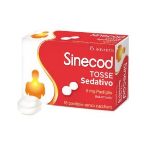 Sinecod Cough Sedative 5mg Butamirate Citrate 18 Lozenges