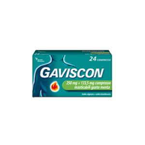 Gaviscon 24cpr Chewable Mint Flavor