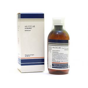 Muciclar Syrup 15mg/5ml Ambroxol Hydrochloride Cough 200ml