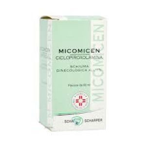 Micomicen gynecological foam 1% cyclopiroxolamine 60 ml