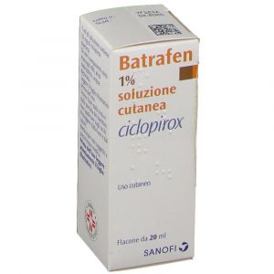 Batrafen Cutaneous Solution 1% Ciclopirox Olamine 20ml