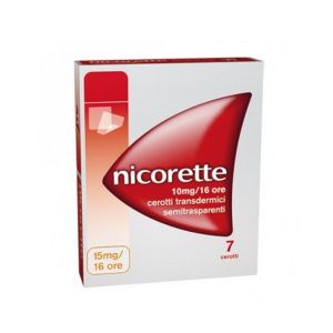 Nicorette 15mg/16H Semitransparent Transdermal Patches Nicotine