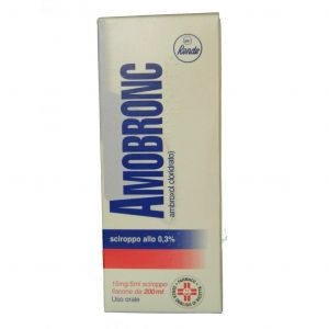 Amobronc Syrup 0.3% Mucolytic Ambroxol 200ml