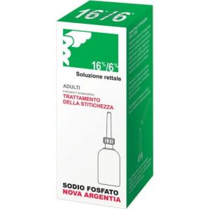 Nova Argentia Sodio Fosfato 16%+6% 1 Flacone Soluzione Rettale 120ml