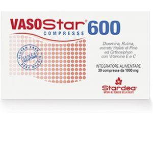 Stardea vasostar 600 dietary supplement 30 tablets