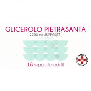 Pietrasanta Pharma Glycerol Pietrasanta Adult Suppositories 2250mg 18 Pieces