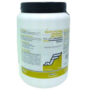 Zolfo E Potassio Carbonato New.fa.dem. 17% + 8% Unguento 1000g