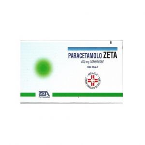 Paracetamol Zeta 500mg Analgesic 20 Tablets