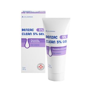Benzac clean 5% gel perossido di benzoile 100 g