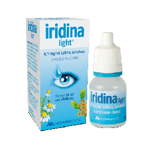 Montefarmaco Otc Iridina Light 0.01% Antimicrobial Drops Bottle 10ml