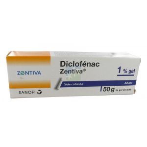 Diclofenac Zentiva 1% Anti-inflammatory Gel Pain 50 g