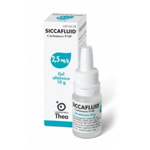 Siccafluid Gel Oftalmico  2,5 Mg/gr Carbomero 974p 10g