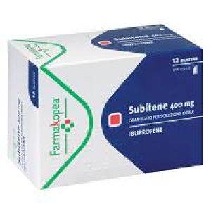 Farmakopea Subitene 400mg Granulated Ibuprofen For Oral Solution 12 Sachets