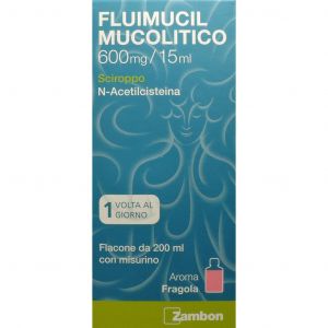 Fluimucil Mucolytic 600 mg/15 ml Expectorant Syrup 200 ml