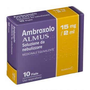 Ambroxolo Almus 15mg/2ml Solution To Nebulize 10 Vials
