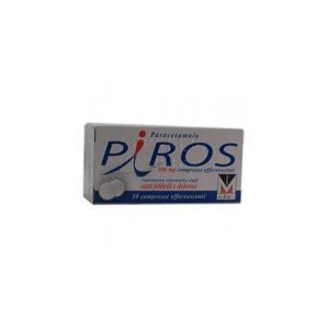 Piros Paracetamol 500mg Menarini 10 Effervescent Tablets