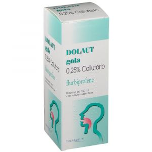 Dolaut Oropharyngeal 0.25% Flurbiprofen Mouthwash 150ml