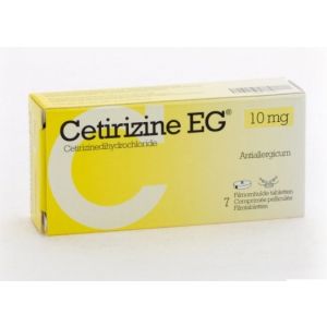 Cetirizine Eg 10mg 7 Film-Coated Tablets
