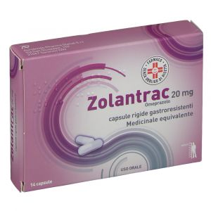 Zolantrac 20 mg Omeprazole 14 Gastro-resistant Capsules