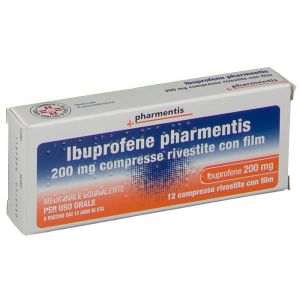 Pharmamentis Ibuprofen 200mg Pain Reliever Anti-Inflammatory 12 Tablets