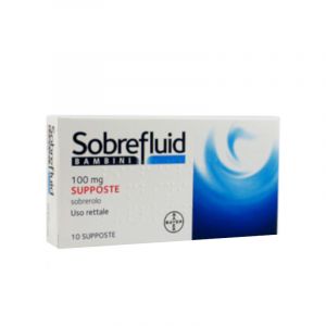 Sobrefluid 100 mg Sobrerol Mucolytic 10 suppositories