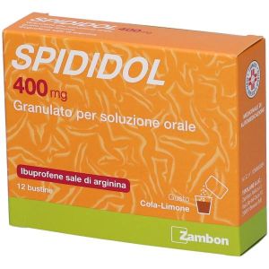 Spididol 400mg Granulato per Soluzione Orale Aroma Menta-anice 12 Bustine