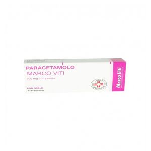 Paracetamol Marco Viti 500 mg 20 Tablets
