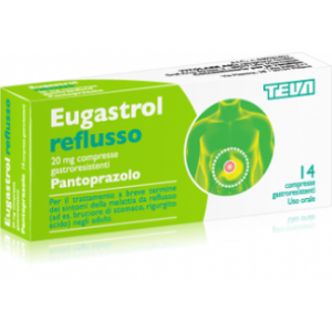 Eugastrol Reflux 20 Mg Pantoprazole 7 Gastro-resistant Tablets