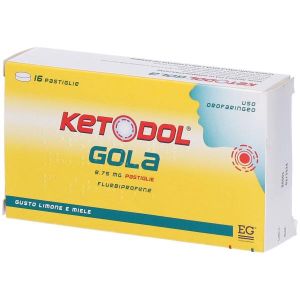 Ketodol Gola 8,75mg Pastiglie Gusto Limone e Miele