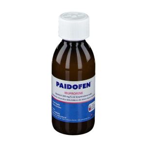 Paidofen  Ibruprofne Bambini 100 Mg/5ml Sospensione Orale Gusto Fragola