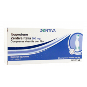 Ibuprofen Zentiva 200mg Anti-inflammatory 24 Tablets