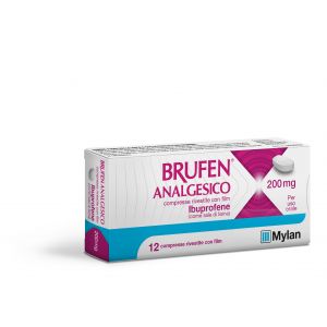 Brufen Analgesic 200mg Ibuprofen 12 Coated Tablets