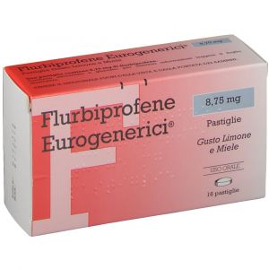Flurbiprofen Eurogeneric 16 Tablets Lemon And Honey