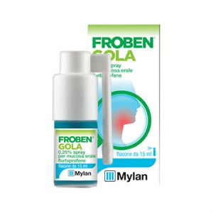 Froben Throat 0.25% Oral Mucosa Spray 15ml