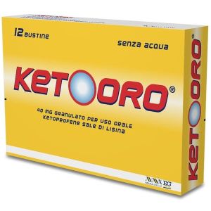 Ketooro 40mg Granulato Uso Orale 12 Bustine Senza Acqua