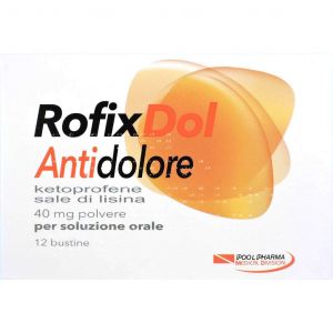 Rofixdol Pain Relief 40mg Ketoprofen Powder For Oral Solution 12 Sachets